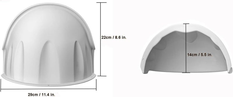Saindo Universal Sun Rain Shade Camera Cover Shield, 3 Pack - Image 3